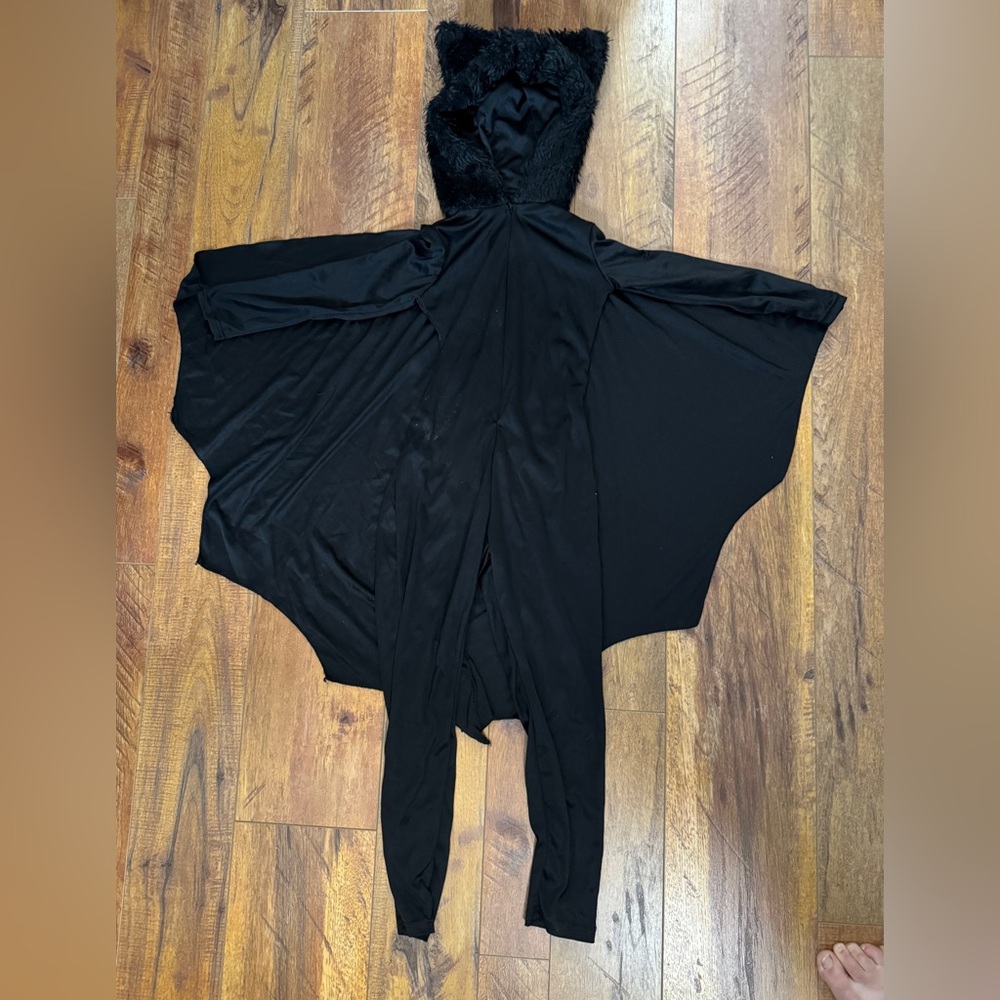 Kids’ Bat Costume with Faux Fur Headpiece